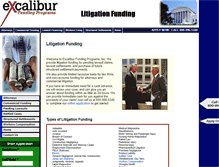 Tablet Screenshot of excaliburlegal.com